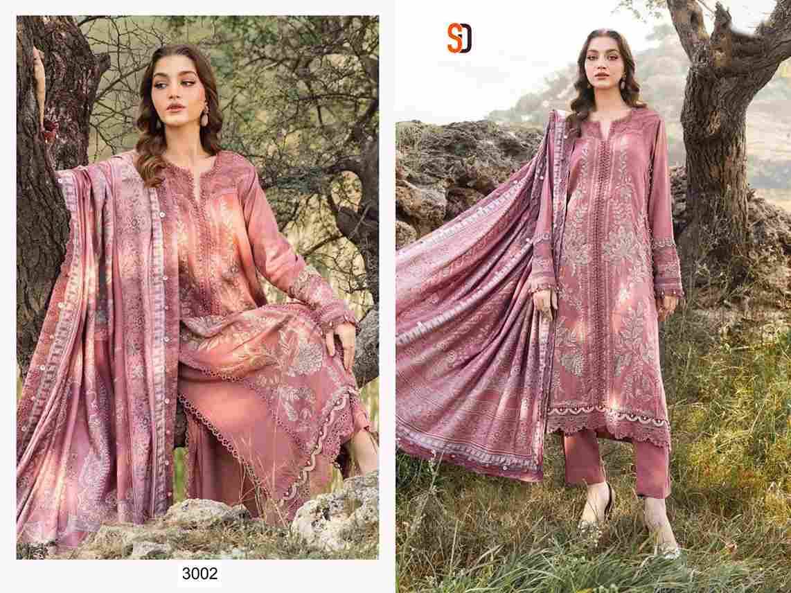 Maria.B. Vol-3 By Shraddha Designer 3001 To 3003 Series Designer Pakistani Suits Beautiful Stylish Fancy Colorful Party Wear & Occasional Wear Pure Viscose Rayon Embroidered Dresses At Wholesale Price