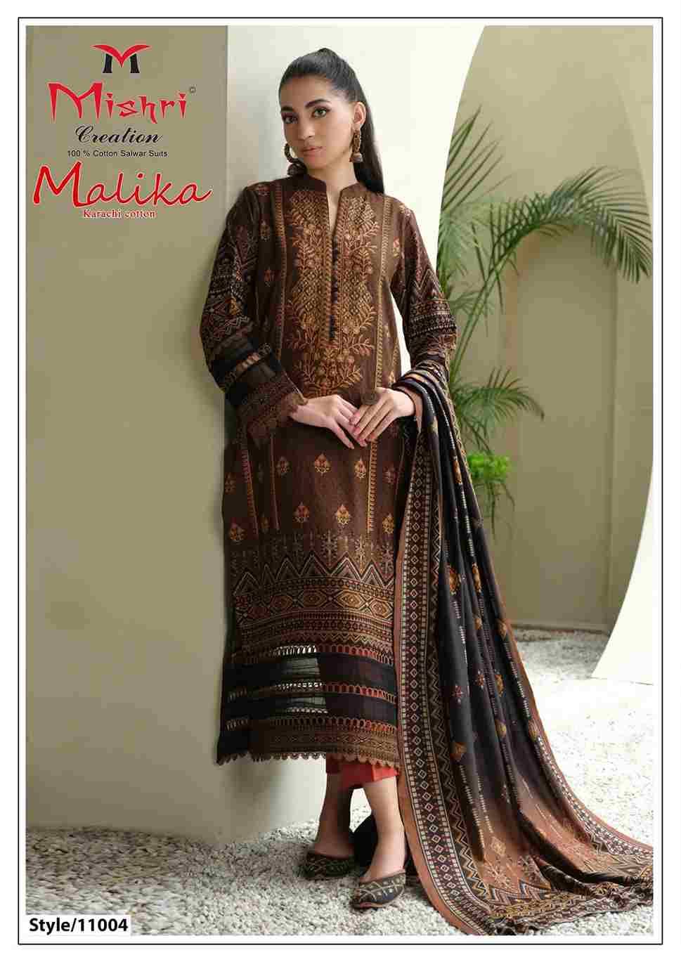Mallika Vol-11 By Mishri 11001 To 11006 Series Beautiful Stylish Festive Suits Fancy Colorful Casual Wear & Ethnic Wear & Ready To Wear Pure Soft Cotton With Embroidery Dresses At Wholesale Price
