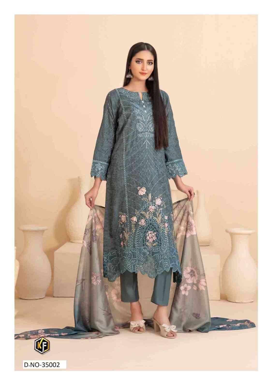 Maria.B. Vol-35 By Keval Fab 35001 To 35006 Series Beautiful Stylish Festive Suits Fancy Colorful Casual Wear & Ethnic Wear & Ready To Wear Heavy Cotton Print Dresses At Wholesale Price