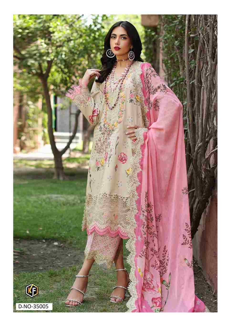 Maria.B. Vol-35 By Keval Fab 35001 To 35006 Series Beautiful Stylish Festive Suits Fancy Colorful Casual Wear & Ethnic Wear & Ready To Wear Heavy Cotton Print Dresses At Wholesale Price