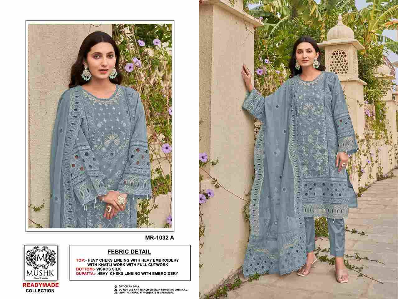 Mushk Hit Design 1032 Colours By Mushk 1032-A To 1032-D Series Beautiful Winter Collection Pakistani Suits Stylish Fancy Colorful Casual Wear & Ethnic Wear Heavy Cheks Dresses At Wholesale Price