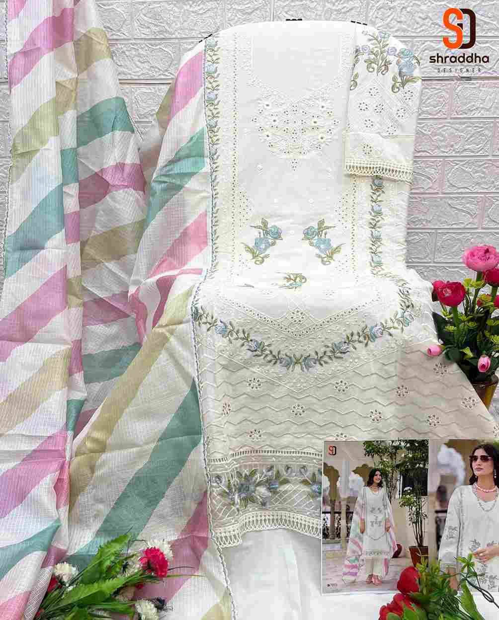 Shraddha Designer Hit Design 1003 By Shraddha Designer Beautiful Pakistani Suits Stylish Fancy Colorful Party Wear & Occasional Wear Pure Cotton Embroidered Dresses At Wholesale Price