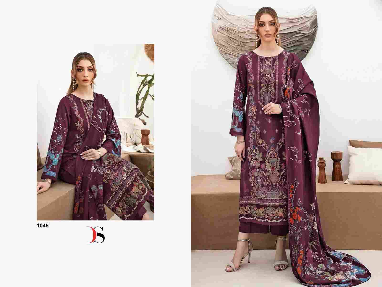 Chevron Vol-15 By Deepsy Suits 1041 To 1046 Series Designer Pakistani Suits Beautiful Stylish Fancy Colorful Party Wear & Occasional Wear Pure Cotton Embroidered Dresses At Wholesale Price