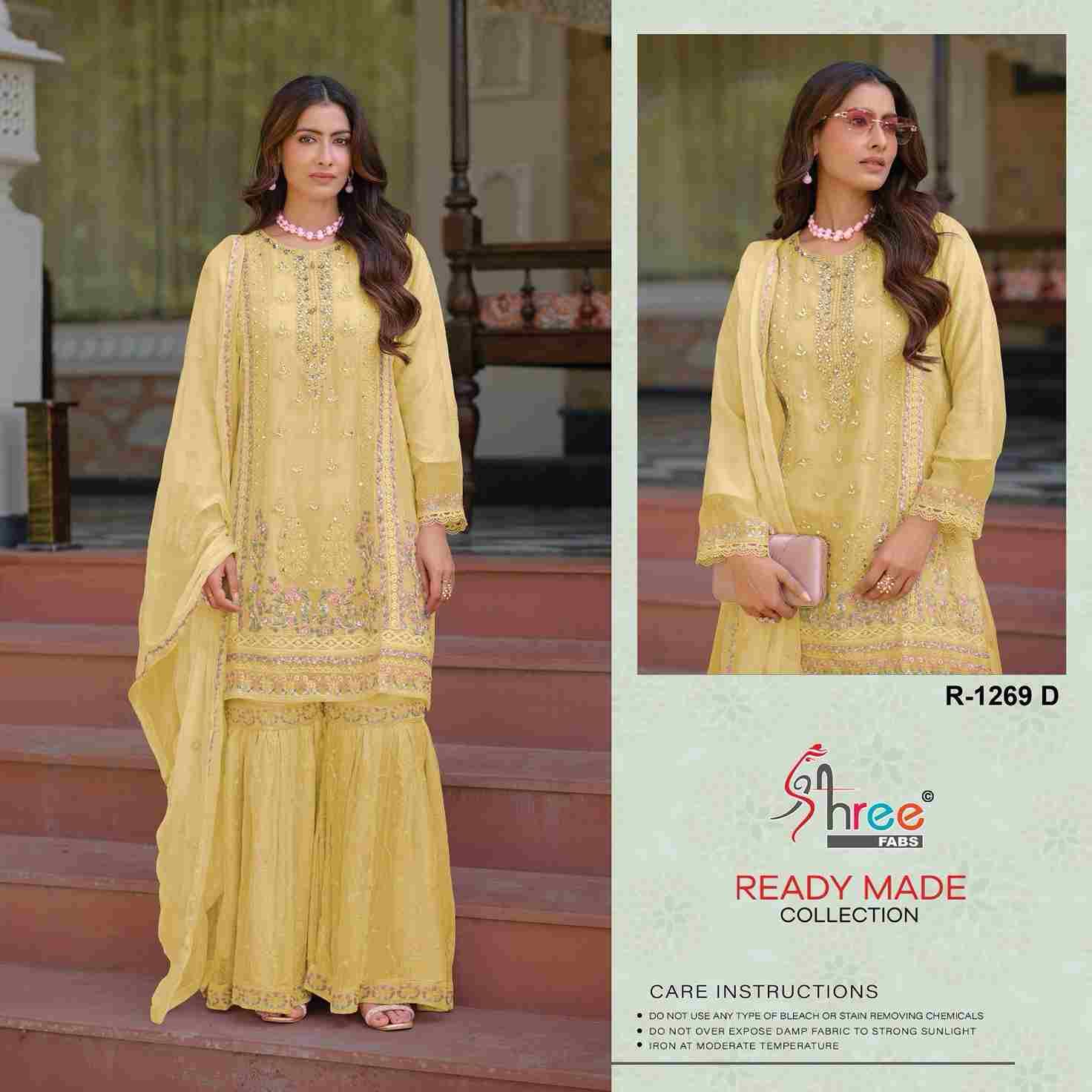 Shree Fabs Hit Design R-1269 Colours By Shree Fabs R-1269-A To R-1269-D Series Beautiful Pakistani Suits Stylish Fancy Colorful Party Wear & Occasional Wear Pure Viscose Chiffon Embroidered Dresses At Wholesale Price