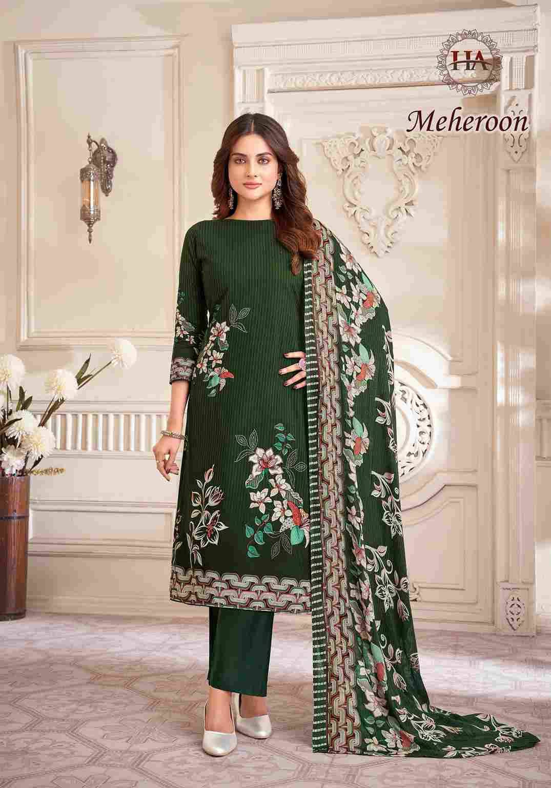 Meheroon By Harshit Fashion Hub 1868-001 To 1868-006 Series Beautiful Festive Suits Stylish Fancy Colorful Casual Wear & Ethnic Wear Pure Viscose Rayon Dresses At Wholesale Price