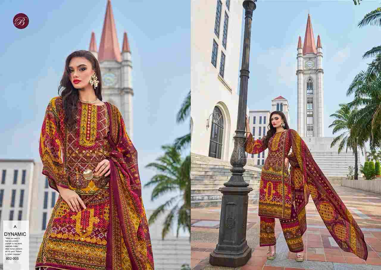 Shaheen Vol-4 By Belliza 802-001 To 802-008 Series Beautiful Festive Suits Stylish Fancy Colorful Casual Wear & Ethnic Wear Pure Viscose Rayon Print Dresses At Wholesale Price