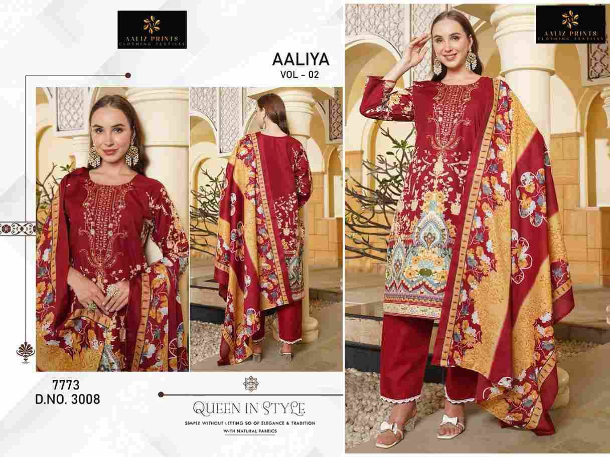 Aaliya Vol-2 By Aaliz Prints 3005 To 3008 Series Beautiful Festive Suits Stylish Fancy Colorful Casual Wear & Ethnic Wear Cotton Digital Print Dresses At Wholesale Price