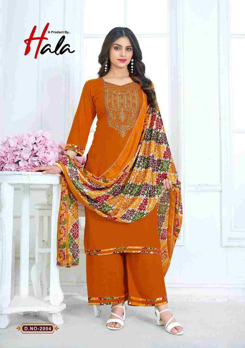 Nigaar Vol-2 By Hala 2001 To 2008 Series Beautiful Festive Suits Stylish Fancy Colorful Casual Wear & Ethnic Wear Pure Rayon Slub Dresses At Wholesale Price