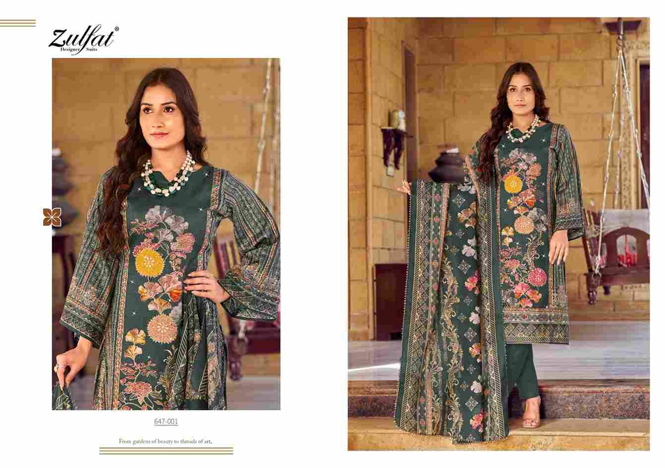 Sangini Vol-6 By Zulfat 647-001 To 647-006 Series Beautiful Festive Suits Stylish Fancy Colorful Casual Wear & Ethnic Wear Pure Jam Cotton Print Dresses At Wholesale Price