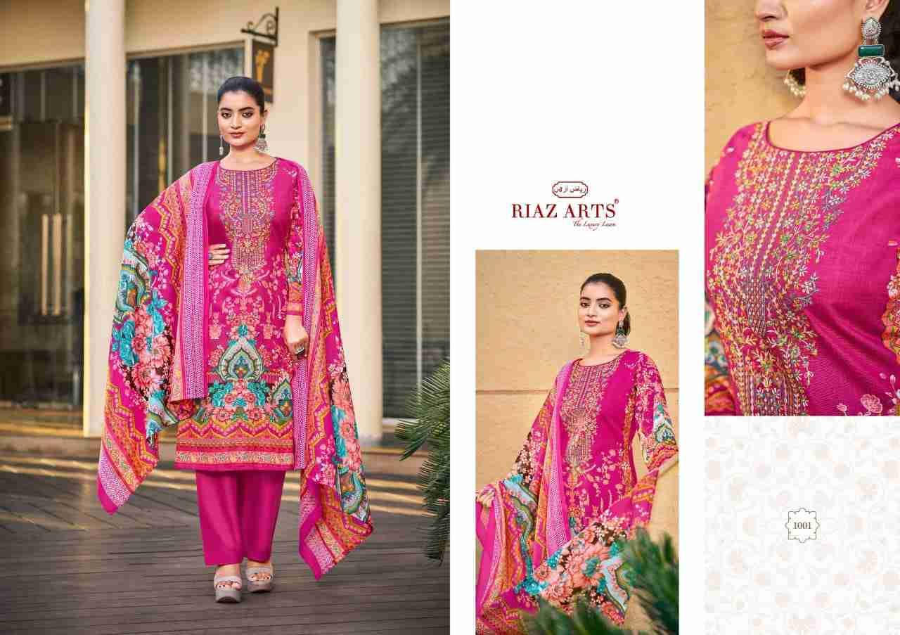 Ombre By Riaz Arts 1001 To 1008 Series Beautiful Festive Suits Stylish Fancy Colorful Casual Wear & Ethnic Wear Pure Cambric Lawn Print Dresses At Wholesale Price