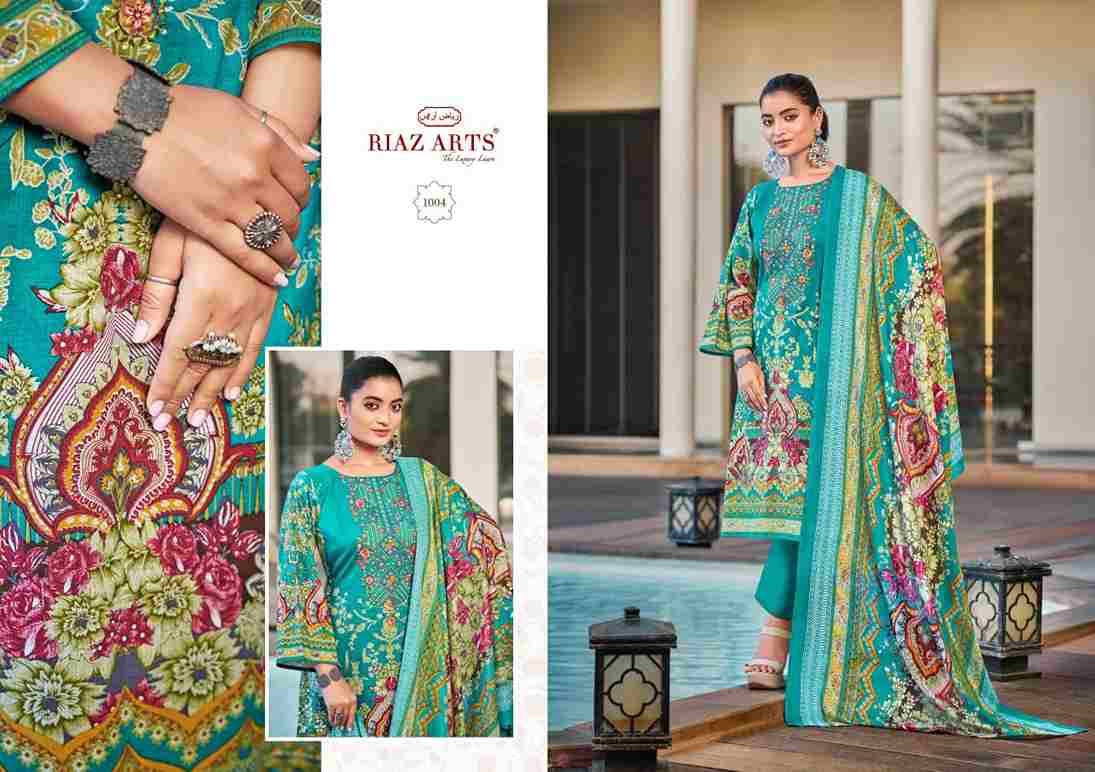 Ombre By Riaz Arts 1001 To 1008 Series Beautiful Festive Suits Stylish Fancy Colorful Casual Wear & Ethnic Wear Pure Cambric Lawn Print Dresses At Wholesale Price