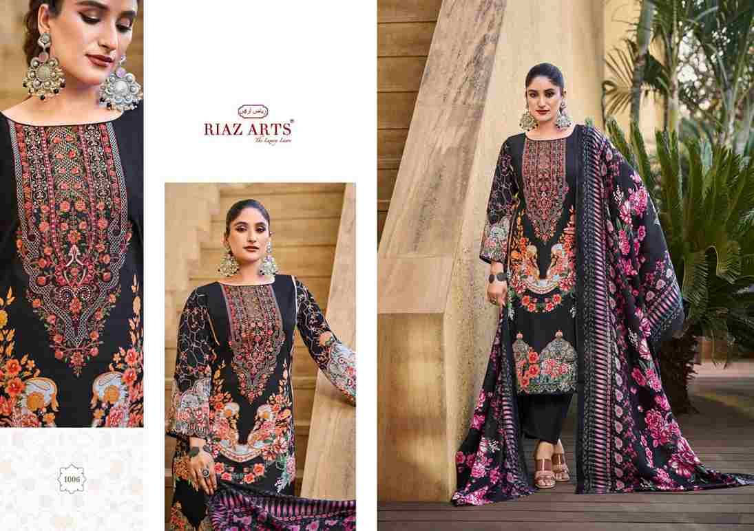 Ombre By Riaz Arts 1001 To 1008 Series Beautiful Festive Suits Stylish Fancy Colorful Casual Wear & Ethnic Wear Pure Cambric Lawn Print Dresses At Wholesale Price