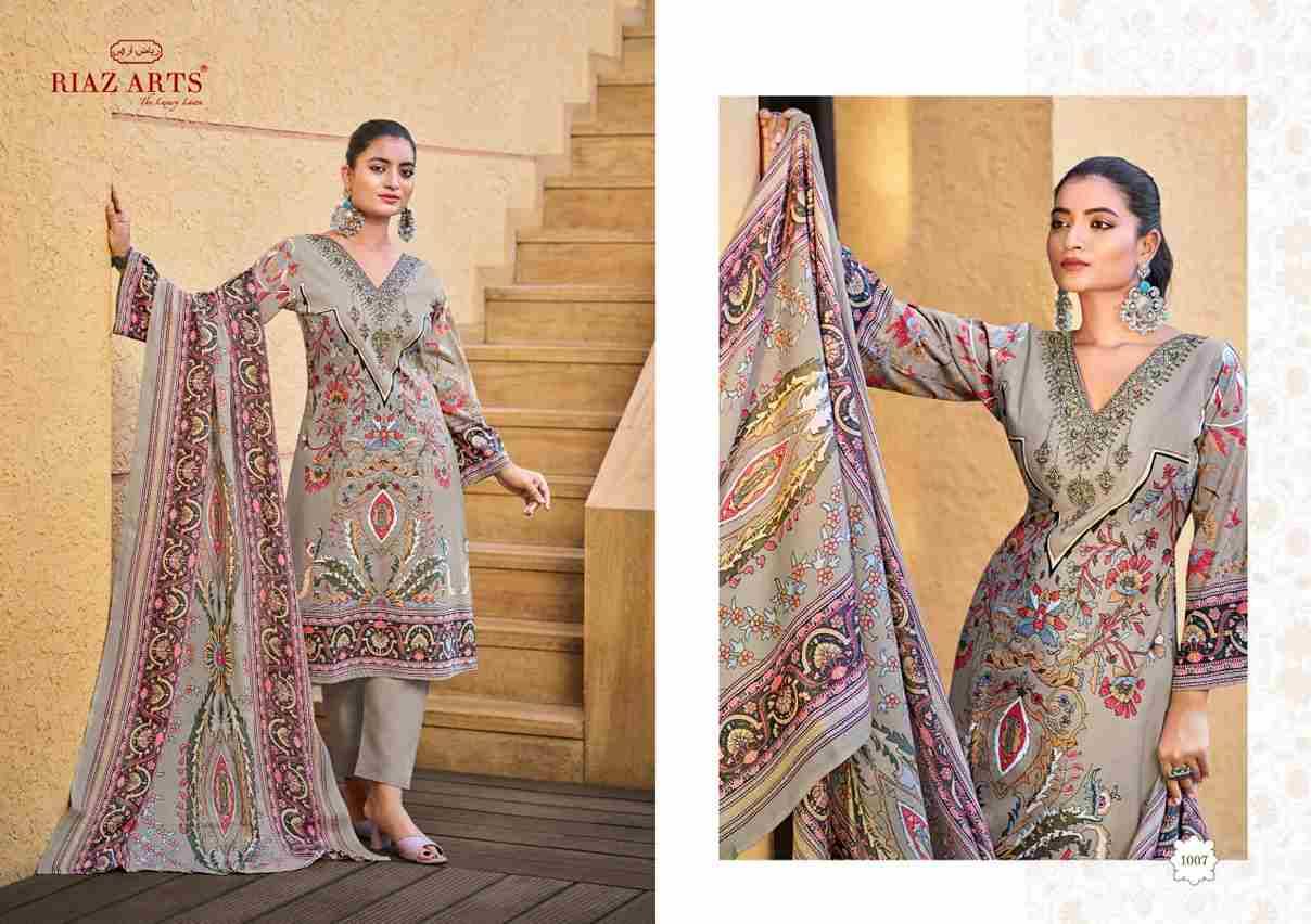 Ombre By Riaz Arts 1001 To 1008 Series Beautiful Festive Suits Stylish Fancy Colorful Casual Wear & Ethnic Wear Pure Cambric Lawn Print Dresses At Wholesale Price