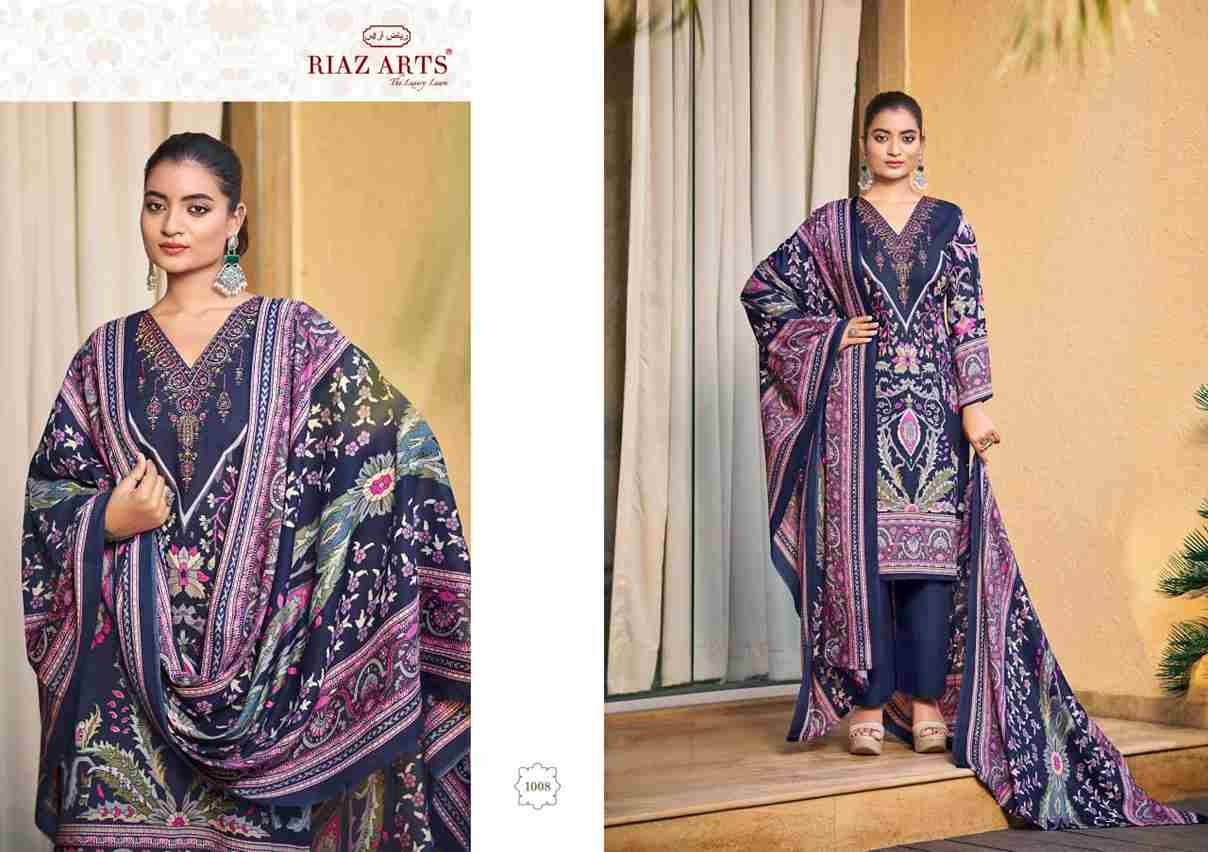 Ombre By Riaz Arts 1001 To 1008 Series Beautiful Festive Suits Stylish Fancy Colorful Casual Wear & Ethnic Wear Pure Cambric Lawn Print Dresses At Wholesale Price