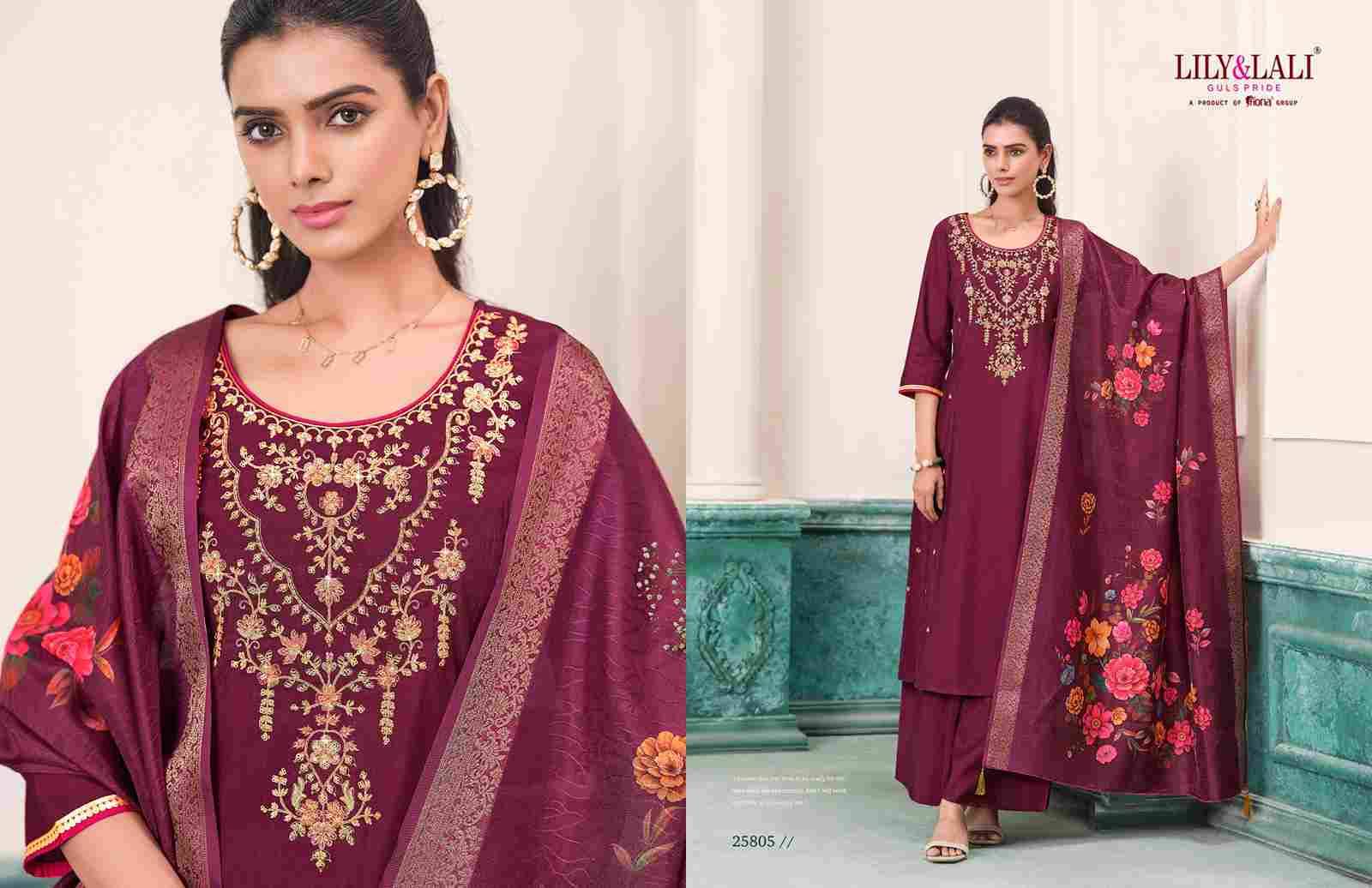 Nargis By Lily And Lali 25801 To 25806 Series Beautiful Festive Suits Colorful Stylish Fancy Casual Wear & Ethnic Wear Roman Cotton Dresses At Wholesale Price