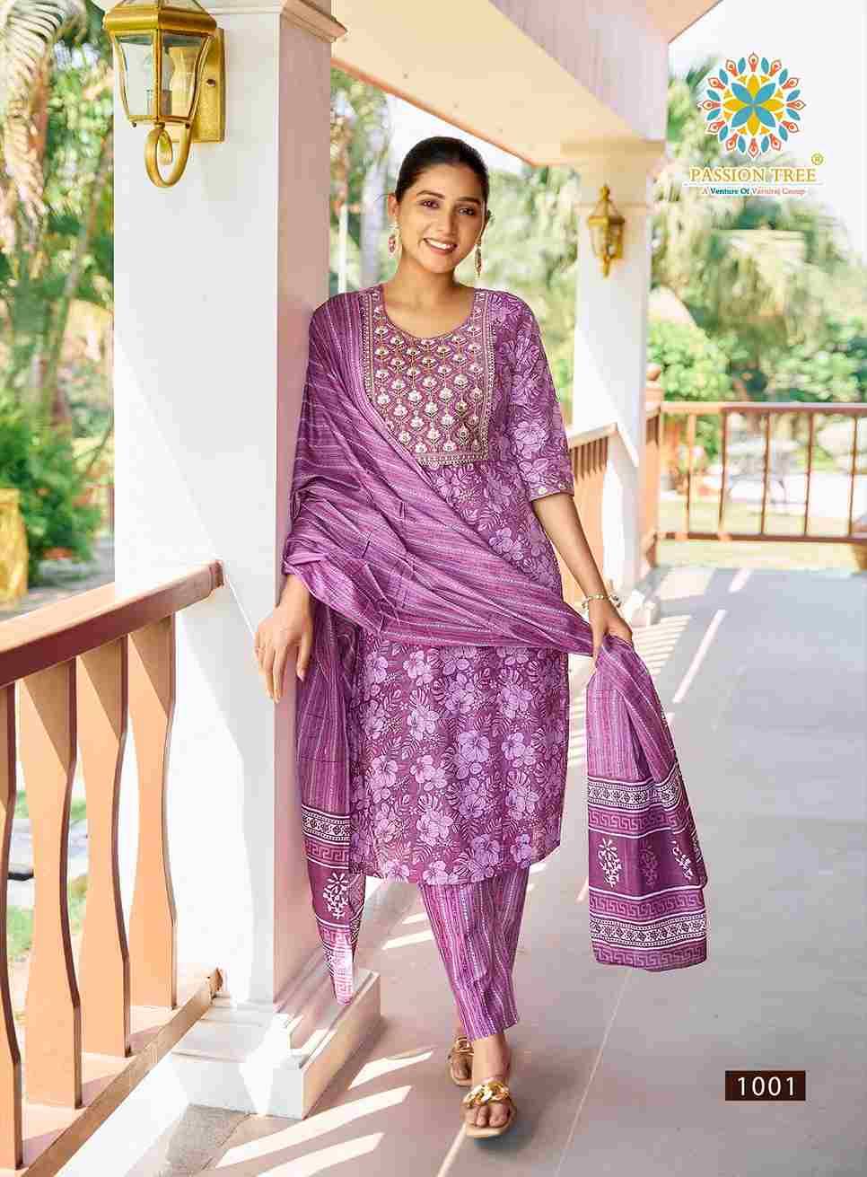 Priyanshi Vol-1 By Passion Tree 1001 To 1008 Series Beautiful Stylish Festive Suits Fancy Colorful Casual Wear & Ethnic Wear & Ready To Wear Cotton Dresses At Wholesale Price