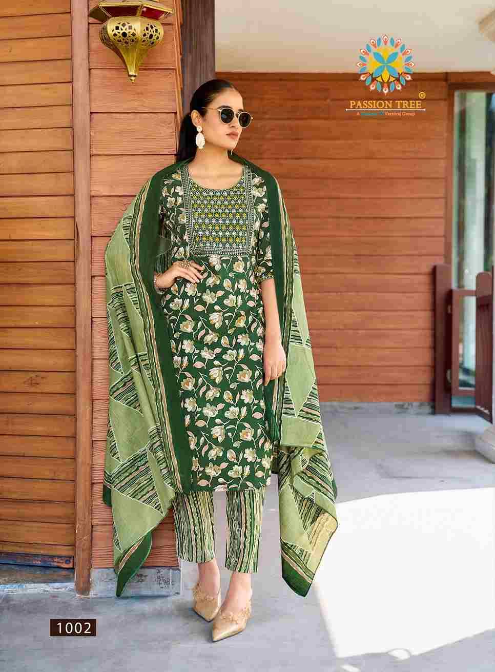 Priyanshi Vol-1 By Passion Tree 1001 To 1008 Series Beautiful Stylish Festive Suits Fancy Colorful Casual Wear & Ethnic Wear & Ready To Wear Cotton Dresses At Wholesale Price