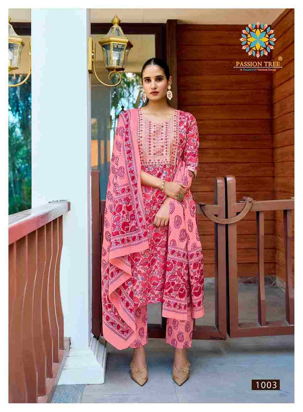 Priyanshi Vol-1 By Passion Tree 1001 To 1008 Series Beautiful Stylish Festive Suits Fancy Colorful Casual Wear & Ethnic Wear & Ready To Wear Cotton Dresses At Wholesale Price