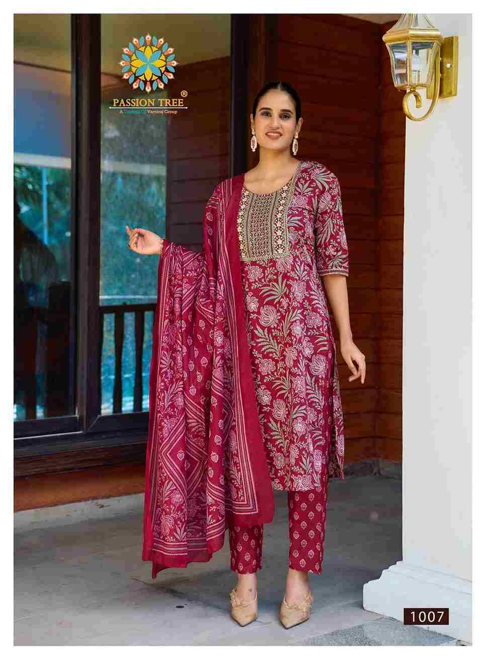 Priyanshi Vol-1 By Passion Tree 1001 To 1008 Series Beautiful Stylish Festive Suits Fancy Colorful Casual Wear & Ethnic Wear & Ready To Wear Cotton Dresses At Wholesale Price