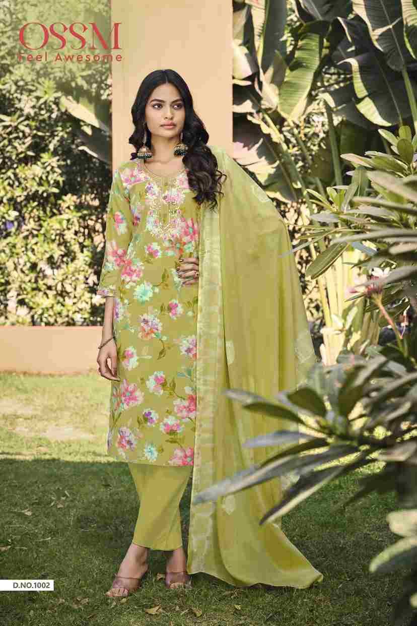 Sunshine By Ossm 1001 To 1006 Series Beautiful Stylish Festive Suits Fancy Colorful Casual Wear & Ethnic Wear & Ready To Wear Cotton Flex Dresses At Wholesale Price
