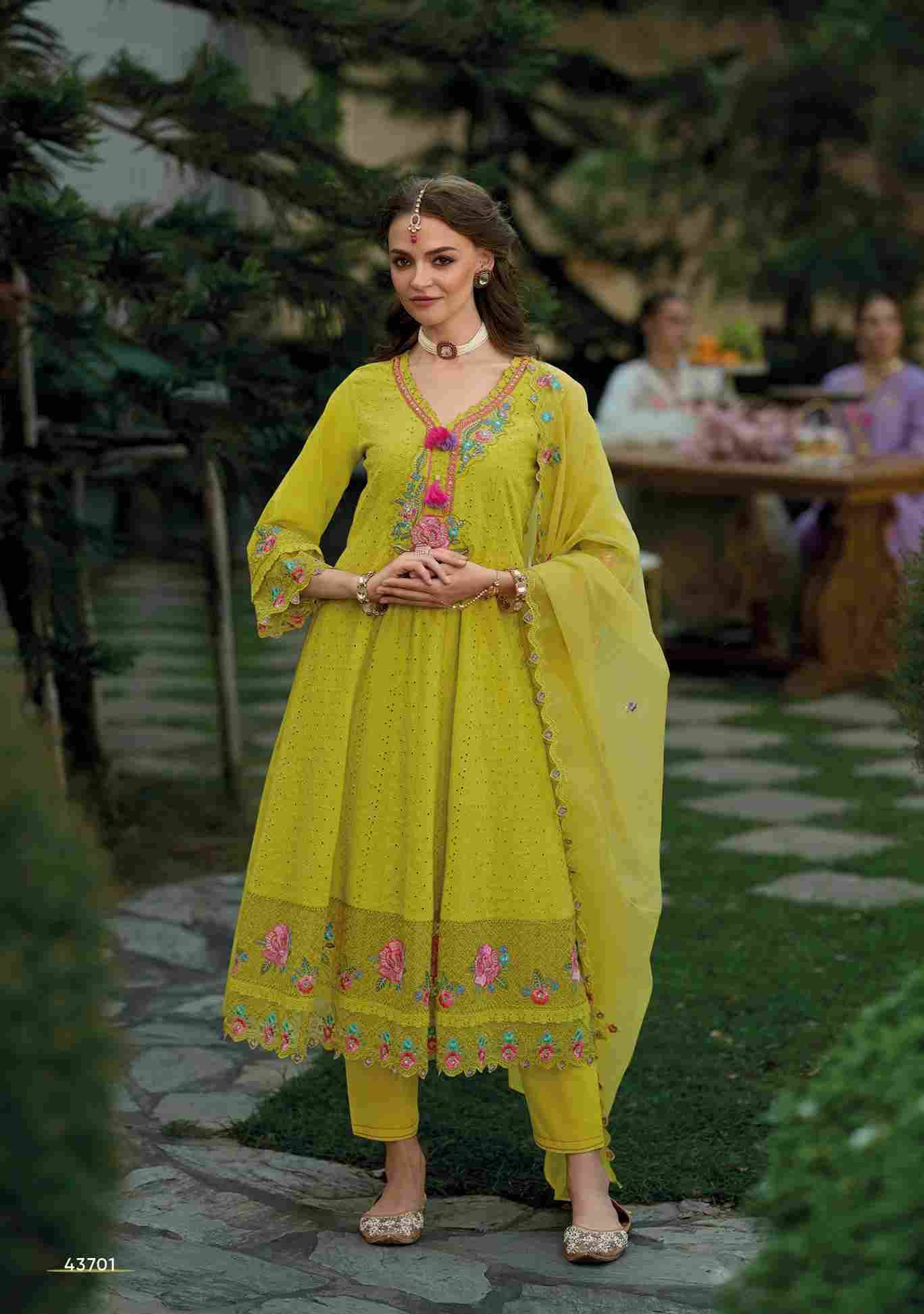 Nazm By Kailee 43701 To 43704 Series Beautiful Stylish Festive Suits Fancy Colorful Casual Wear & Ethnic Wear & Ready To Wear Pure Cotton Dresses At Wholesale Price
