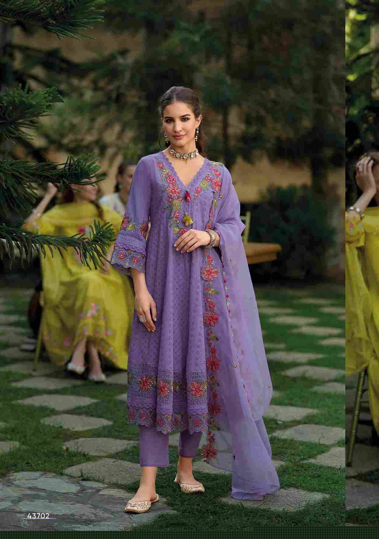 Nazm By Kailee 43701 To 43704 Series Beautiful Stylish Festive Suits Fancy Colorful Casual Wear & Ethnic Wear & Ready To Wear Pure Cotton Dresses At Wholesale Price