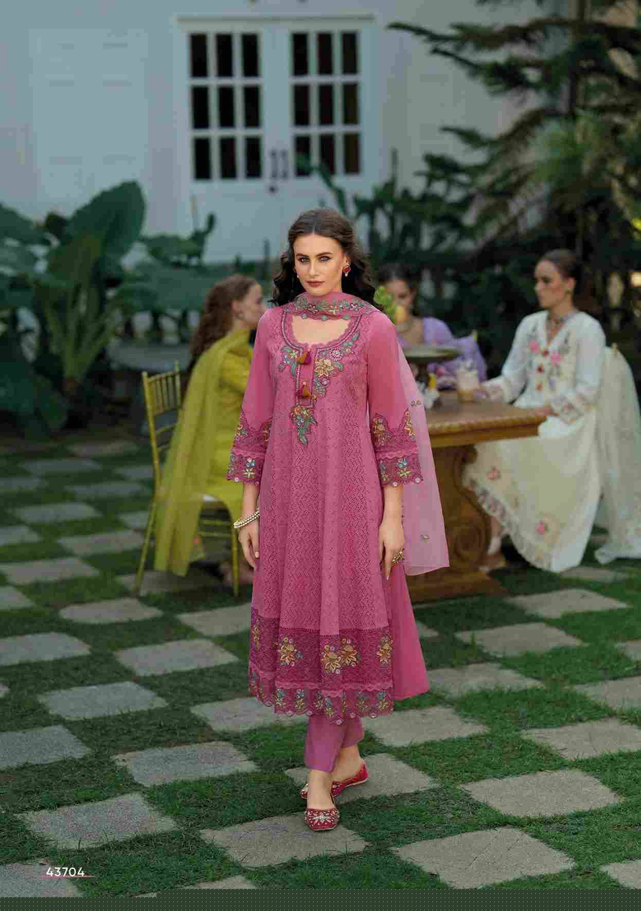 Nazm By Kailee 43701 To 43704 Series Beautiful Stylish Festive Suits Fancy Colorful Casual Wear & Ethnic Wear & Ready To Wear Pure Cotton Dresses At Wholesale Price