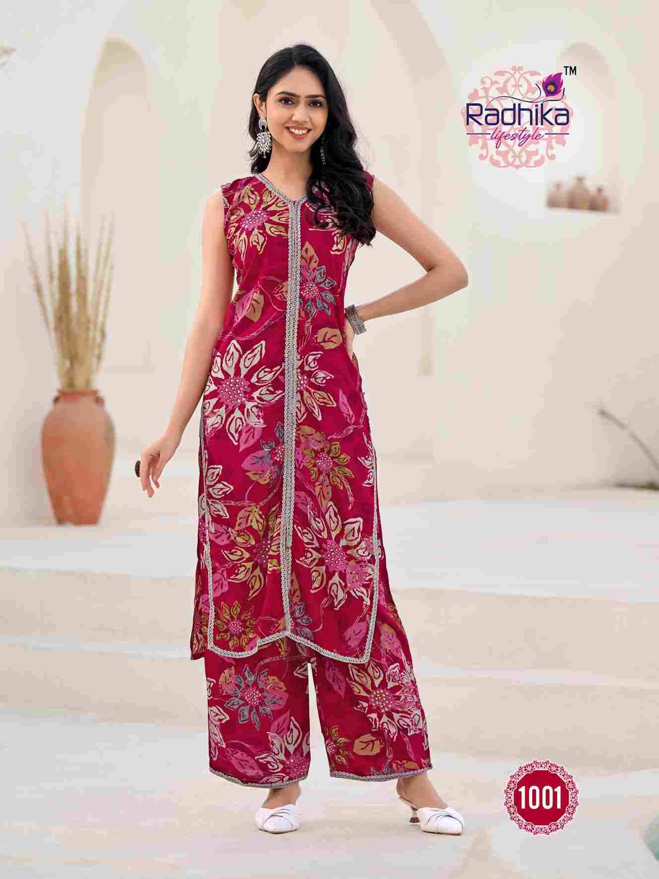 Evergreen Vol-1 By Radhika Lifestyle 1001 To 1008 Series Designer Pakistani Suits Collection Beautiful Stylish Fancy Colorful Party Wear & Occasional Wear Rayon Foil Kurtis With Bottom At Wholesale Price