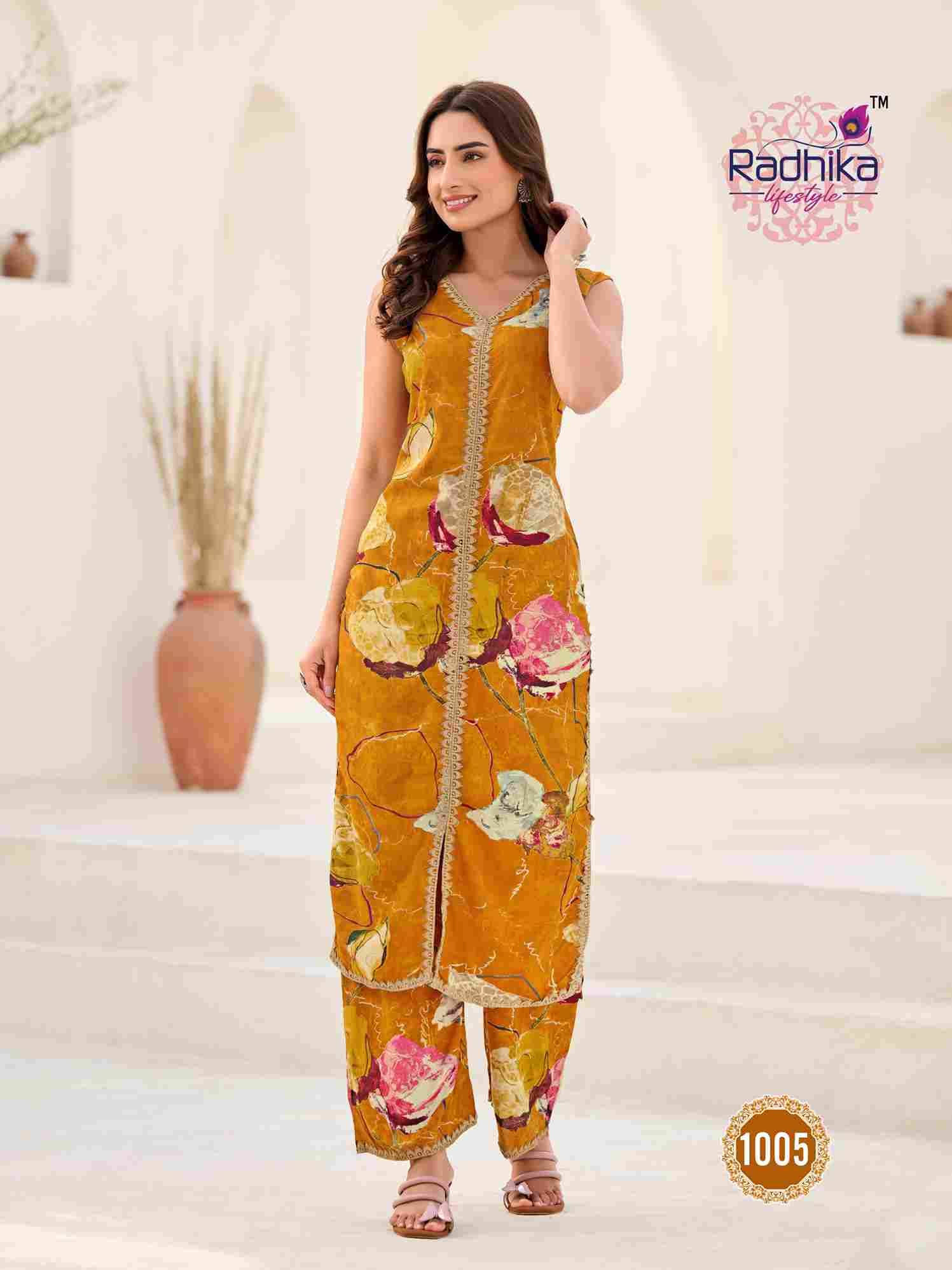 Evergreen Vol-1 By Radhika Lifestyle 1001 To 1008 Series Designer Pakistani Suits Collection Beautiful Stylish Fancy Colorful Party Wear & Occasional Wear Rayon Foil Kurtis With Bottom At Wholesale Price