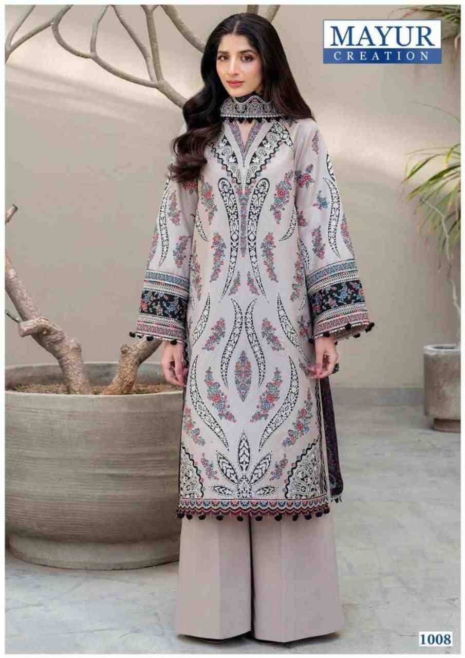 Khwahish Vol-1 By Mayur Creation 1001 To 1008 Series Beautiful Festive Suits Stylish Fancy Colorful Casual Wear & Ethnic Wear Lawn Cotton Print Dresses At Wholesale Price