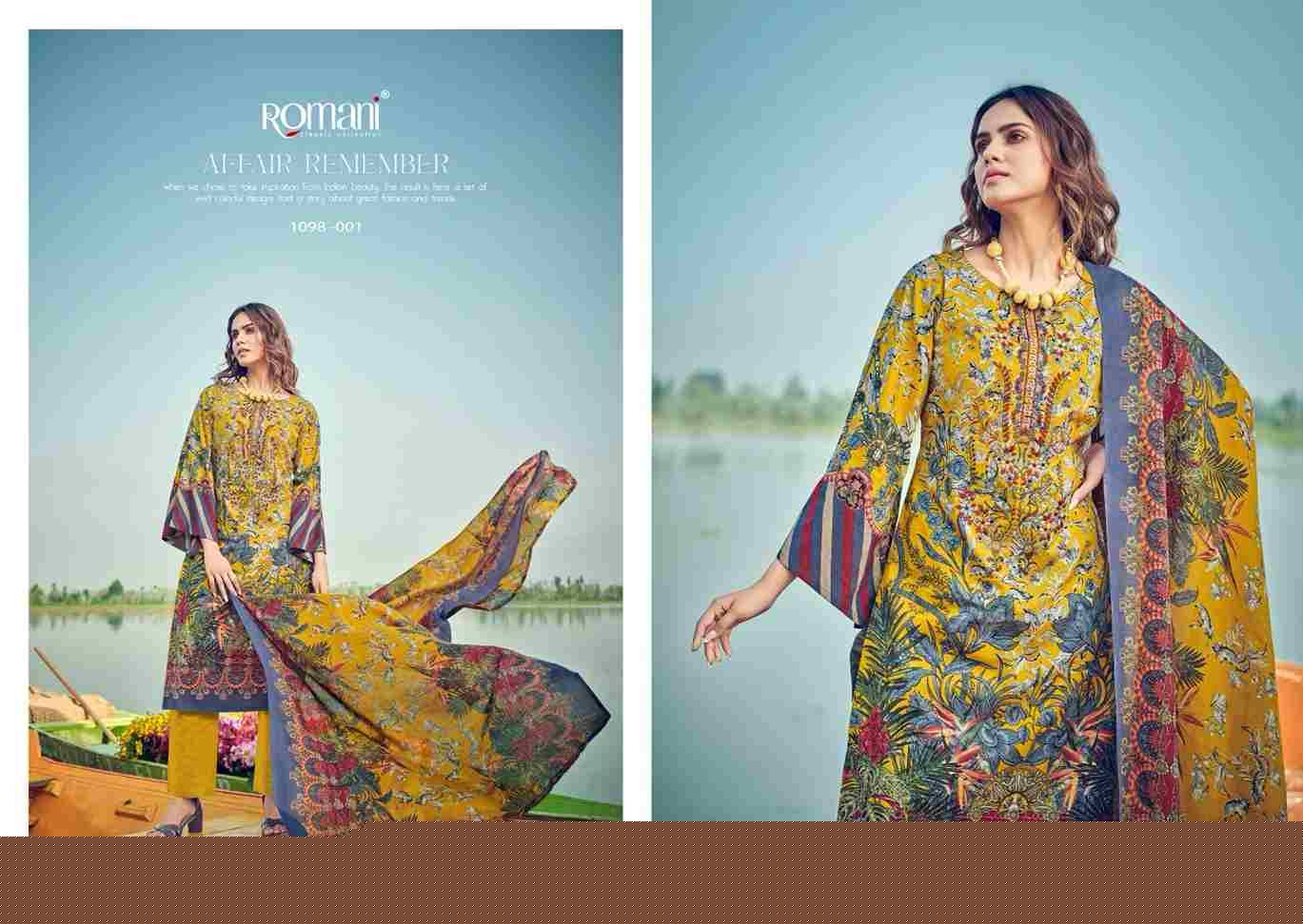 Aarzu Vol-15 By Romani 1098-001 To 1098-008 Series Beautiful Festive Suits Stylish Fancy Colorful Casual Wear & Ethnic Wear Soft Cotton Print Dresses At Wholesale Price