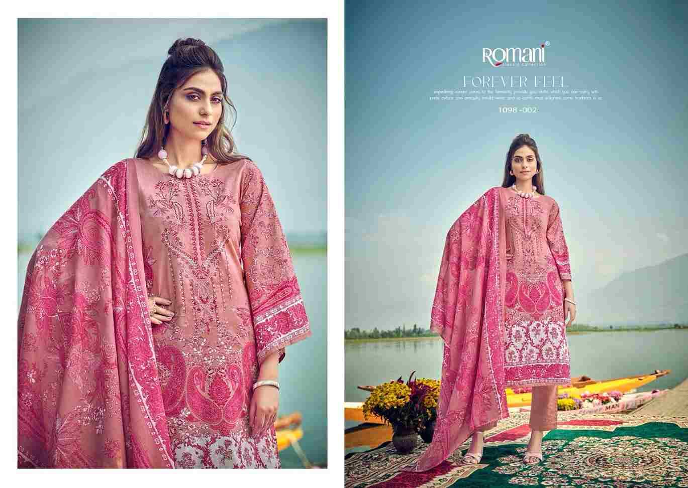 Aarzu Vol-15 By Romani 1098-001 To 1098-008 Series Beautiful Festive Suits Stylish Fancy Colorful Casual Wear & Ethnic Wear Soft Cotton Print Dresses At Wholesale Price