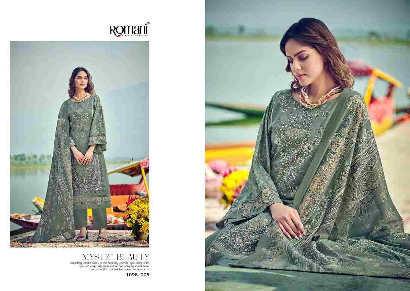 Aarzu Vol-15 By Romani 1098-001 To 1098-008 Series Beautiful Festive Suits Stylish Fancy Colorful Casual Wear & Ethnic Wear Soft Cotton Print Dresses At Wholesale Price
