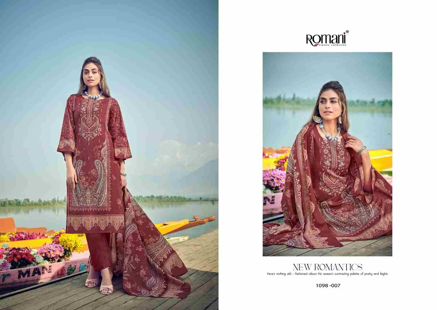 Aarzu Vol-15 By Romani 1098-001 To 1098-008 Series Beautiful Festive Suits Stylish Fancy Colorful Casual Wear & Ethnic Wear Soft Cotton Print Dresses At Wholesale Price
