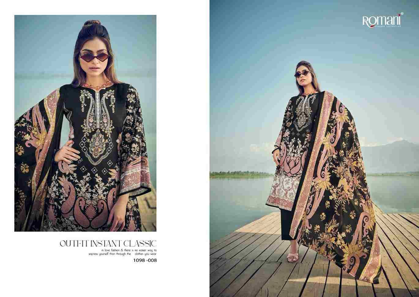Aarzu Vol-15 By Romani 1098-001 To 1098-008 Series Beautiful Festive Suits Stylish Fancy Colorful Casual Wear & Ethnic Wear Soft Cotton Print Dresses At Wholesale Price