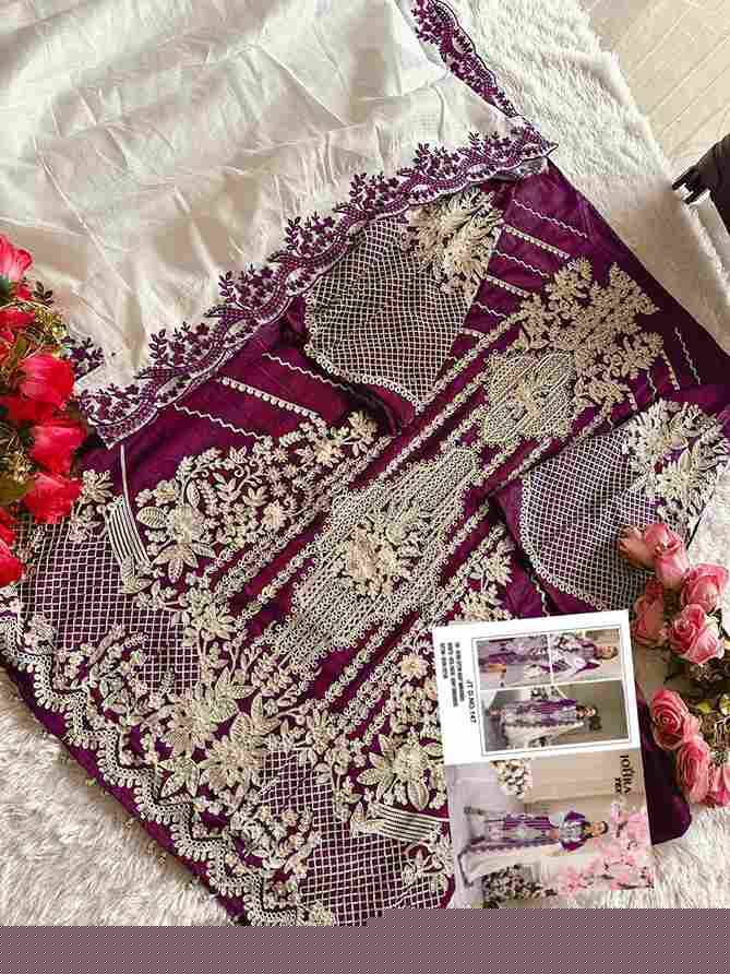 Johra Hit Design 147-M By Johra Tex Beautiful Pakistani Suits Colorful Stylish Fancy Casual Wear & Ethnic Wear Rayon Cotton Embroidered Dresses At Wholesale Price