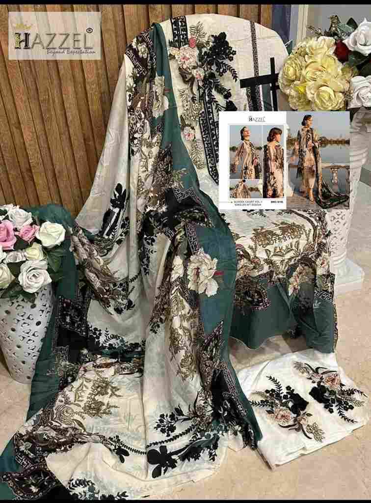 Eid Collection Blockbuster By Hazzel Designer Festive Pakistani Suits Collection Beautiful Stylish Fancy Colorful Party Wear & Occasional Wear Heavy Cotton Print With Patch Work Dresses At Wholesale Price