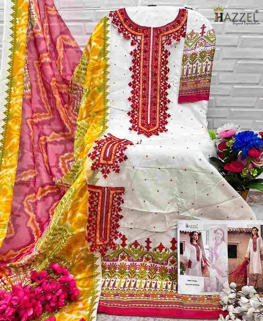Eid Collection Blockbuster By Hazzel Designer Festive Pakistani Suits Collection Beautiful Stylish Fancy Colorful Party Wear & Occasional Wear Heavy Cotton Print With Patch Work Dresses At Wholesale Price