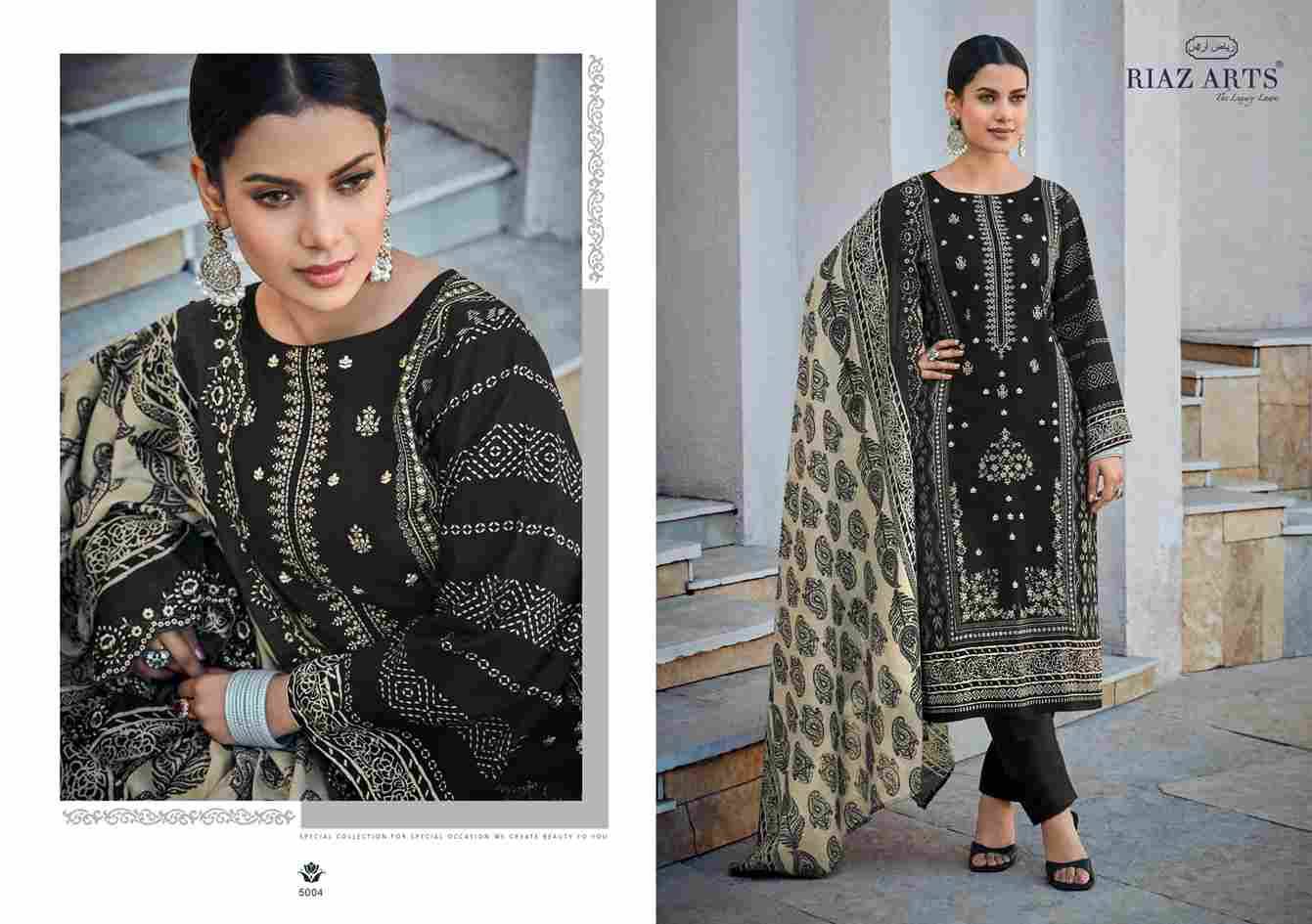 Bin Saeed Vol-5 By Riaz Arts 5001 To 5006 Series Beautiful Festive Suits Stylish Fancy Colorful Casual Wear & Ethnic Wear Pure Lawn Cotton Print Dresses At Wholesale Price