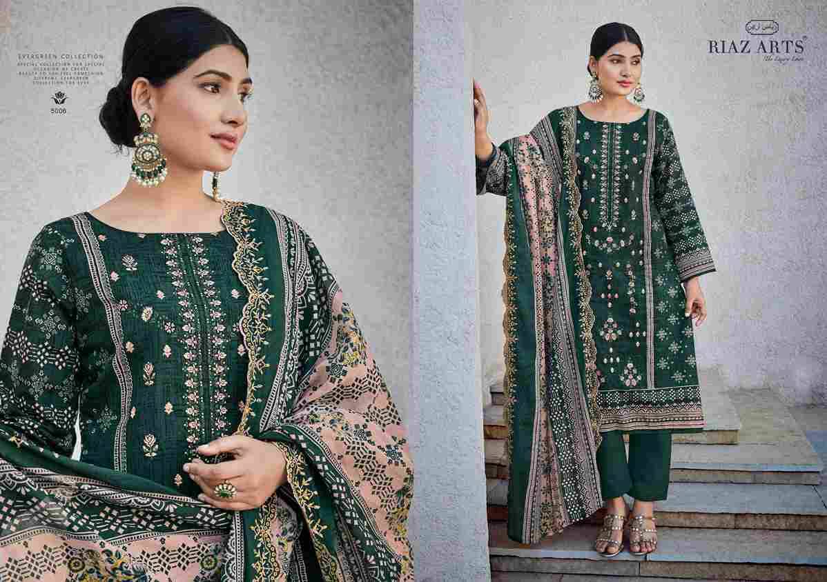 Bin Saeed Vol-5 By Riaz Arts 5001 To 5006 Series Beautiful Festive Suits Stylish Fancy Colorful Casual Wear & Ethnic Wear Pure Lawn Cotton Print Dresses At Wholesale Price