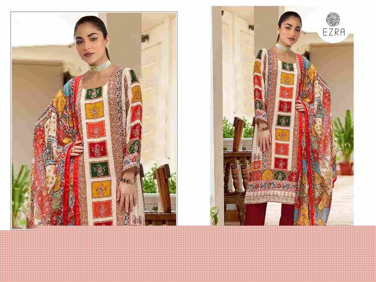 Nusrat By Ezra 1001 To 1005 Series Beautiful Festive Suits Stylish Fancy Colorful Casual Wear & Ethnic Wear Pure Muslin Cotton Print Dresses At Wholesale Price