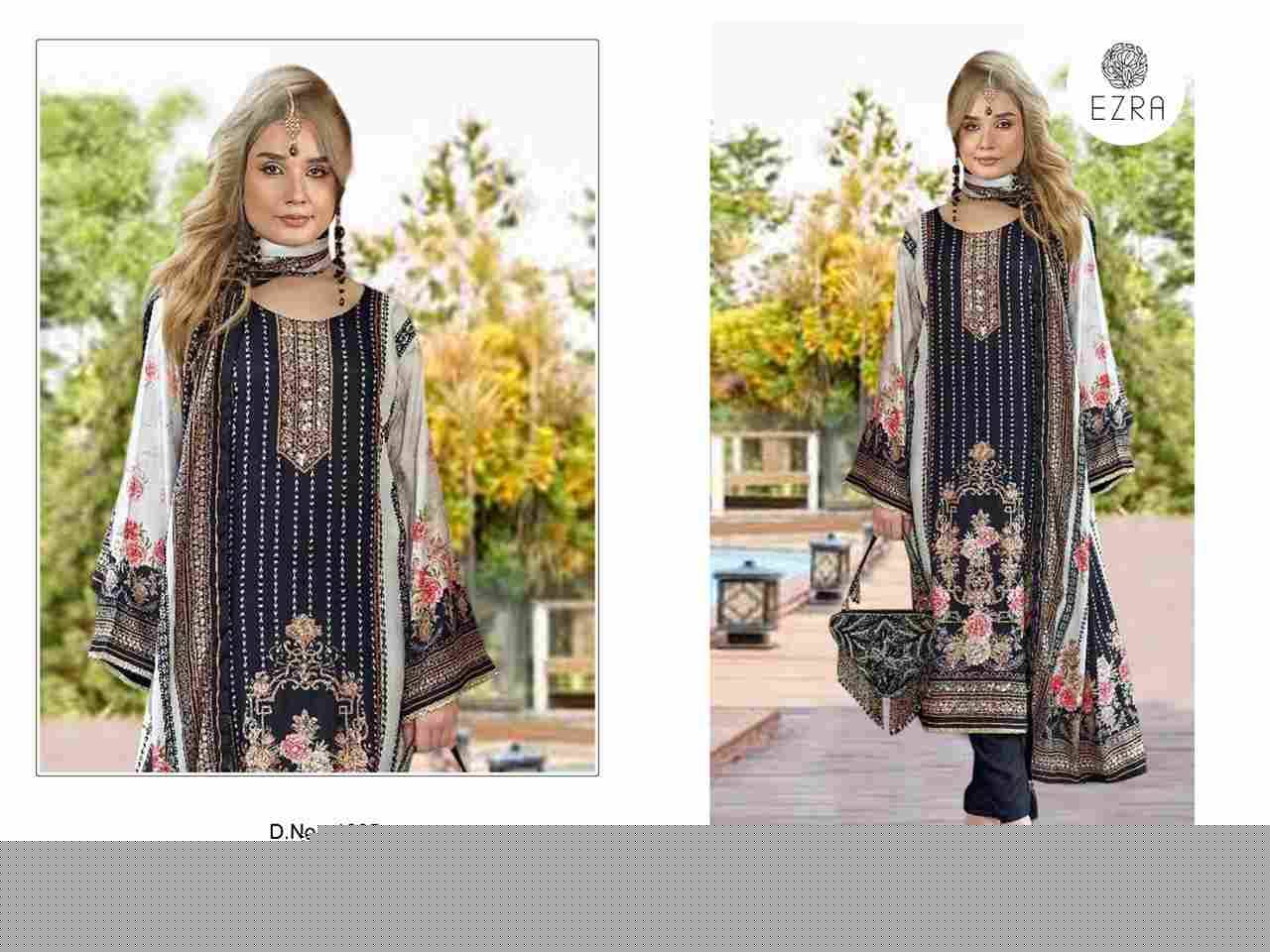 Nusrat By Ezra 1001 To 1005 Series Beautiful Festive Suits Stylish Fancy Colorful Casual Wear & Ethnic Wear Pure Muslin Cotton Print Dresses At Wholesale Price