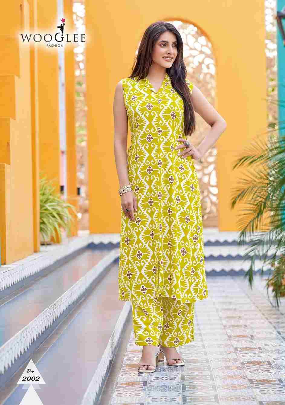 Samiksha By Wooglee 2001 To 2006 Series Designer Pakistani Suits Collection Beautiful Stylish Fancy Colorful Party Wear & Occasional Wear Rayon Print Kurtis With Bottom At Wholesale Price