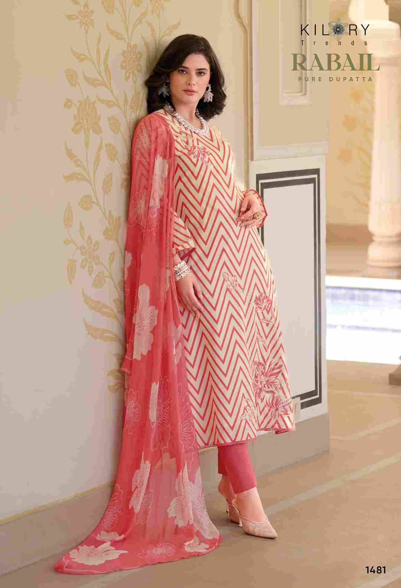 Rabail By Kilory 1481 To 1484 Series Beautiful Suits Colorful Stylish Fancy Casual Wear & Ethnic Wear Pure Lawn Cotton Dresses At Wholesale Price