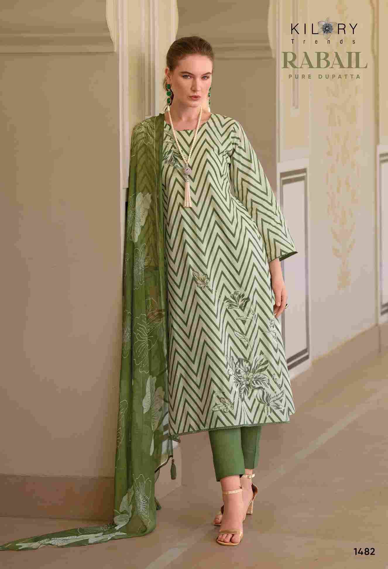 Rabail By Kilory 1481 To 1484 Series Beautiful Suits Colorful Stylish Fancy Casual Wear & Ethnic Wear Pure Lawn Cotton Dresses At Wholesale Price