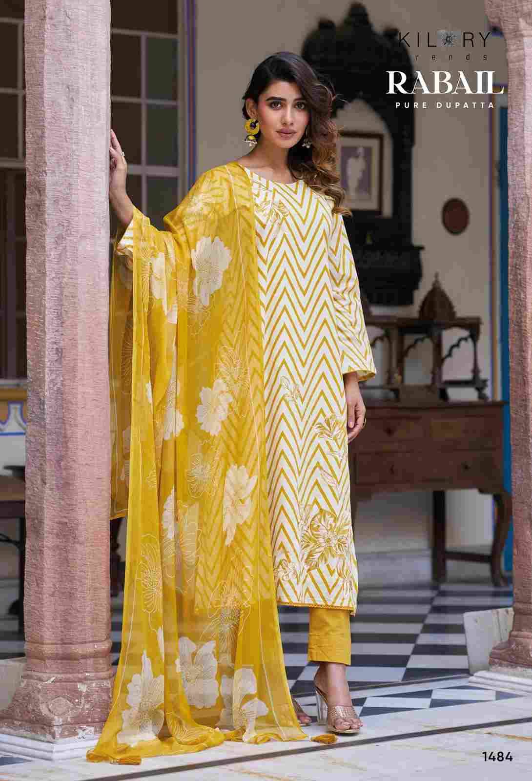 Rabail By Kilory 1481 To 1484 Series Beautiful Suits Colorful Stylish Fancy Casual Wear & Ethnic Wear Pure Lawn Cotton Dresses At Wholesale Price