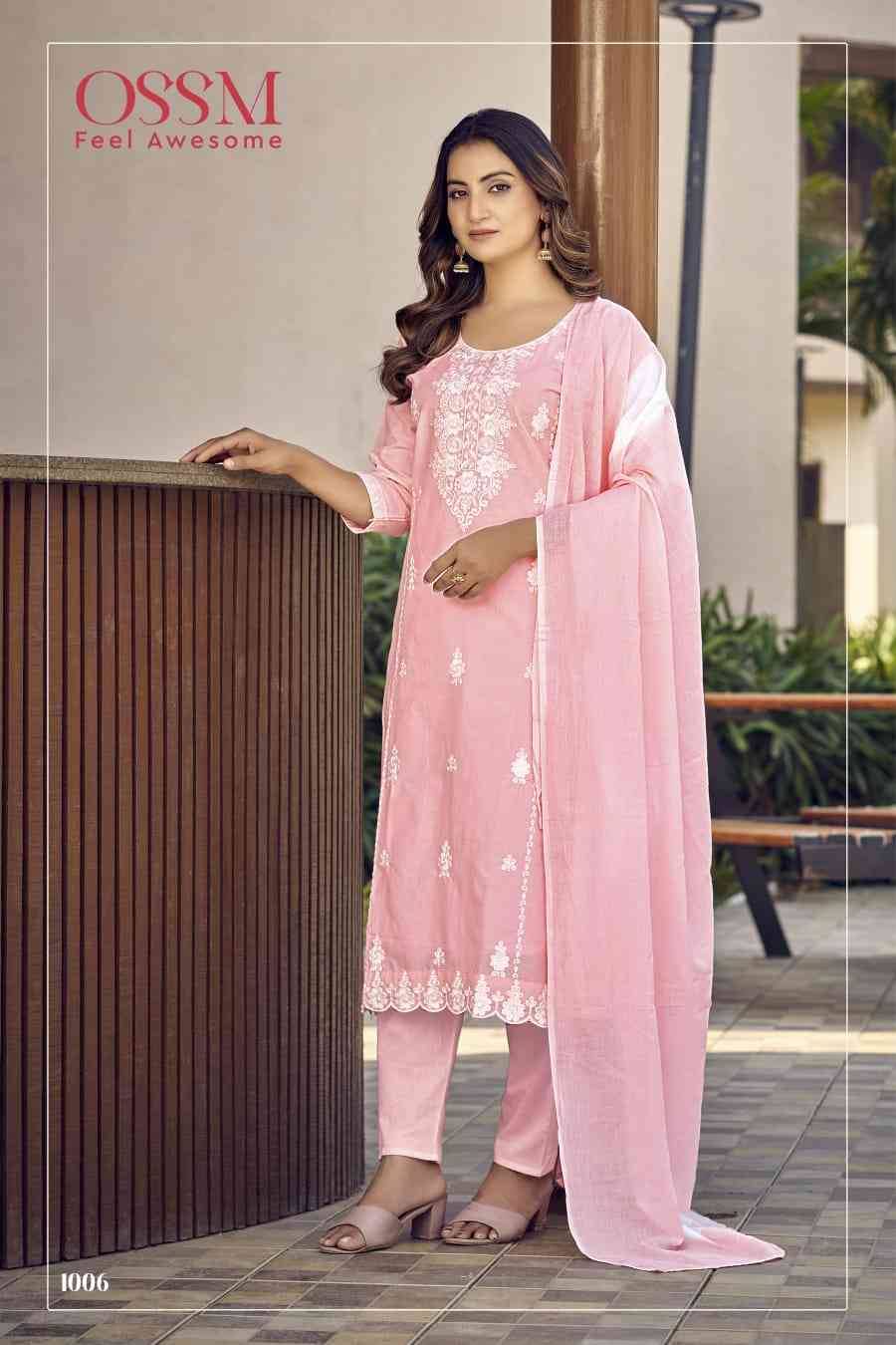 Mantra By Ossm 1001 To 1006 Series Beautiful Stylish Festive Suits Fancy Colorful Casual Wear & Ethnic Wear & Ready To Wear Pure Cotton Dresses At Wholesale Price