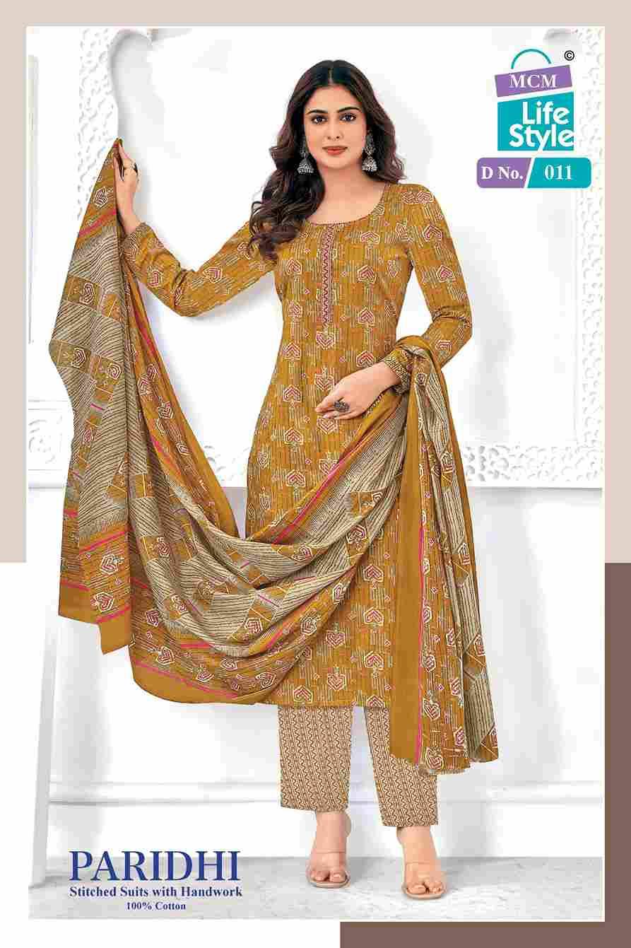 Paridhi By MCM Lifestyle 009 To 018 Series Beautiful Festive Suits Stylish Fancy Colorful Casual Wear & Ethnic Wear Pure Cotton Print Dresses At Wholesale Price