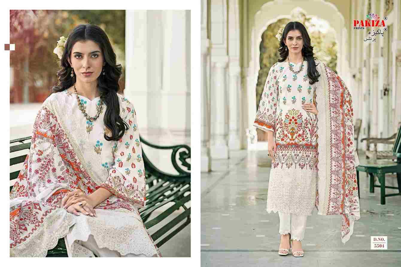 Himsa Vol-55 By Pakiza Prints 5501 To 5510 Series Beautiful Festive Suits Stylish Fancy Colorful Party Wear & Occasional Wear Lawn Cotton Dresses At Wholesale Price