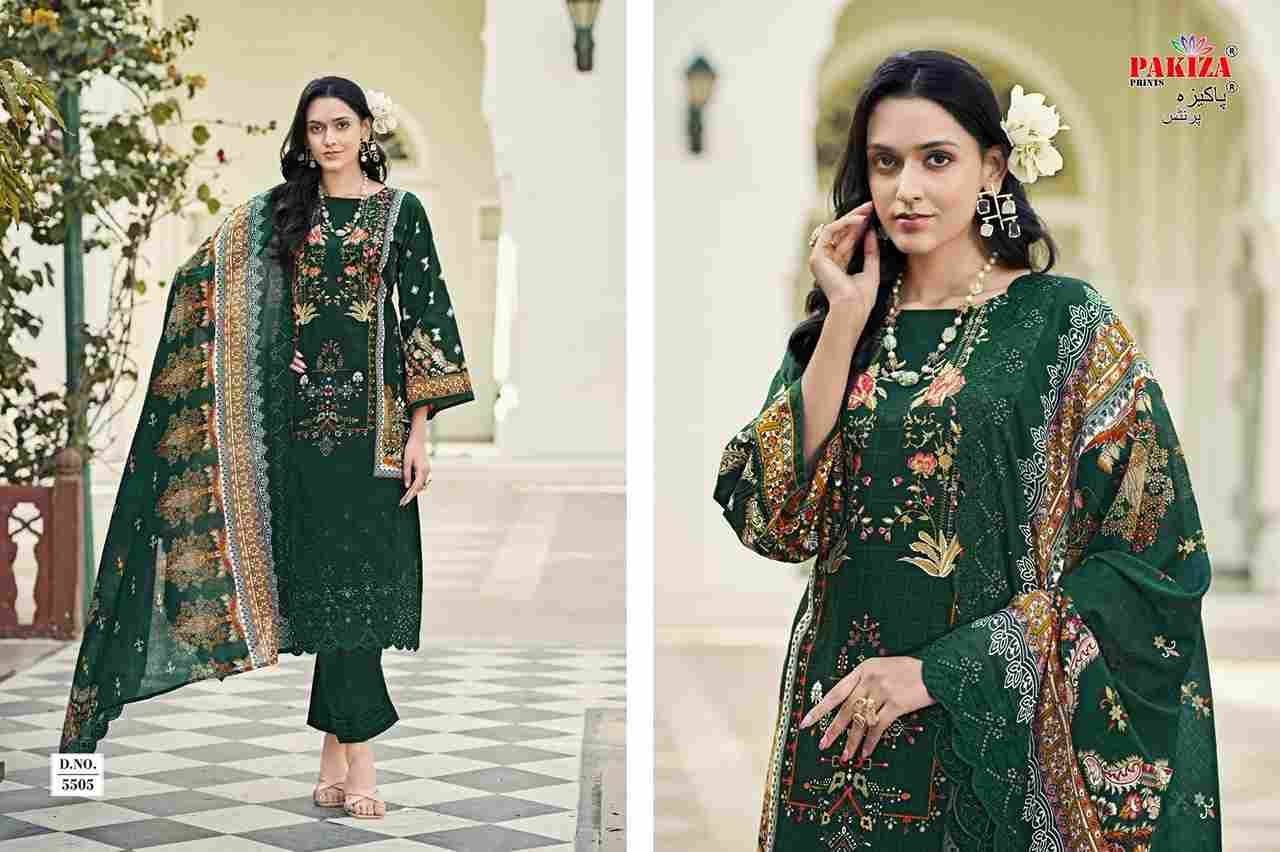 Himsa Vol-55 By Pakiza Prints 5501 To 5510 Series Beautiful Festive Suits Stylish Fancy Colorful Party Wear & Occasional Wear Lawn Cotton Dresses At Wholesale Price